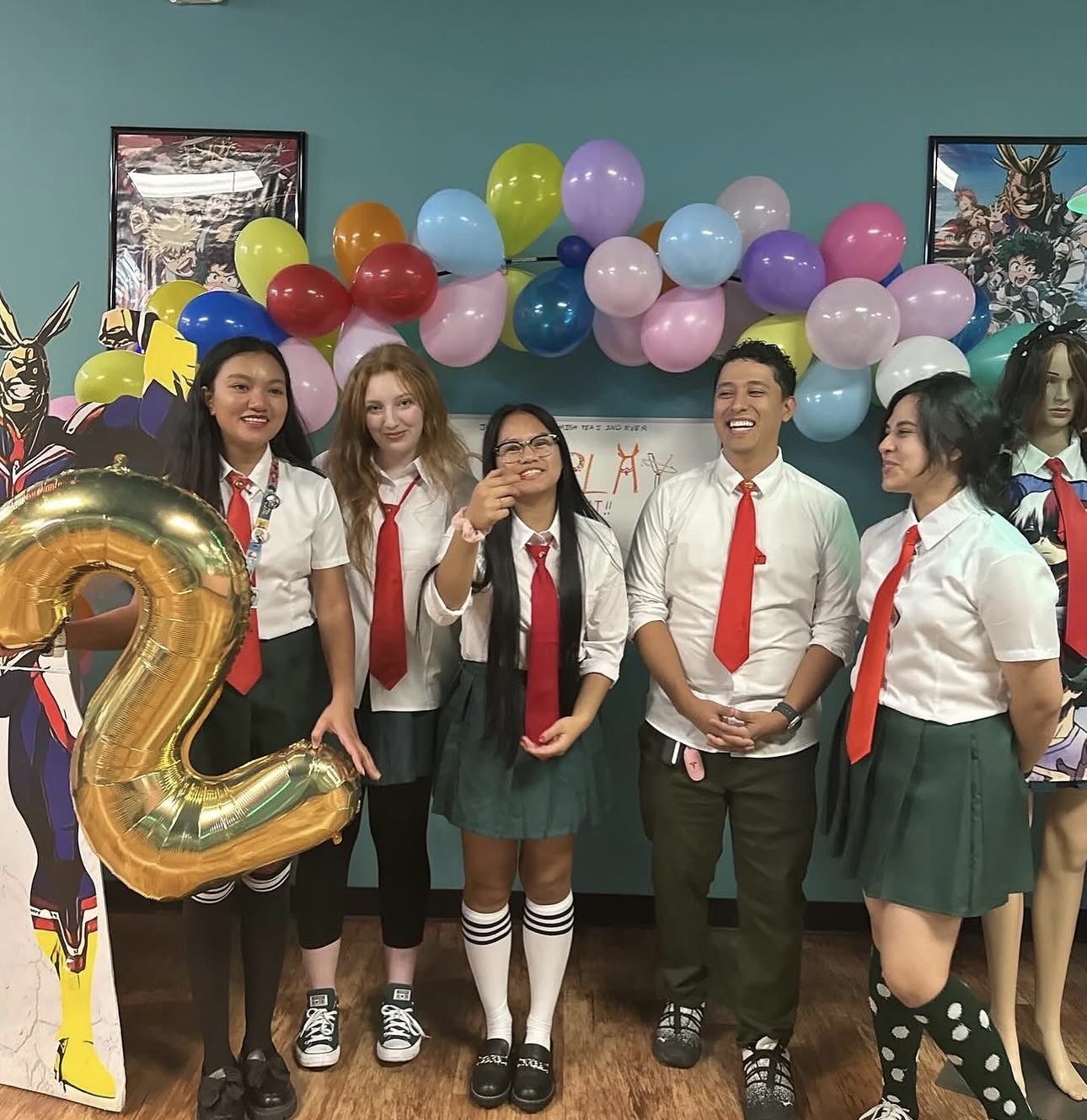 Staff cosplay event at All Migh-Tea